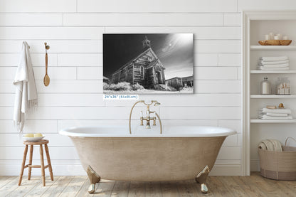 Bodie Ghost Town Western Decor | Abandoned Forgotten Towns | Black and White Historic California Photography