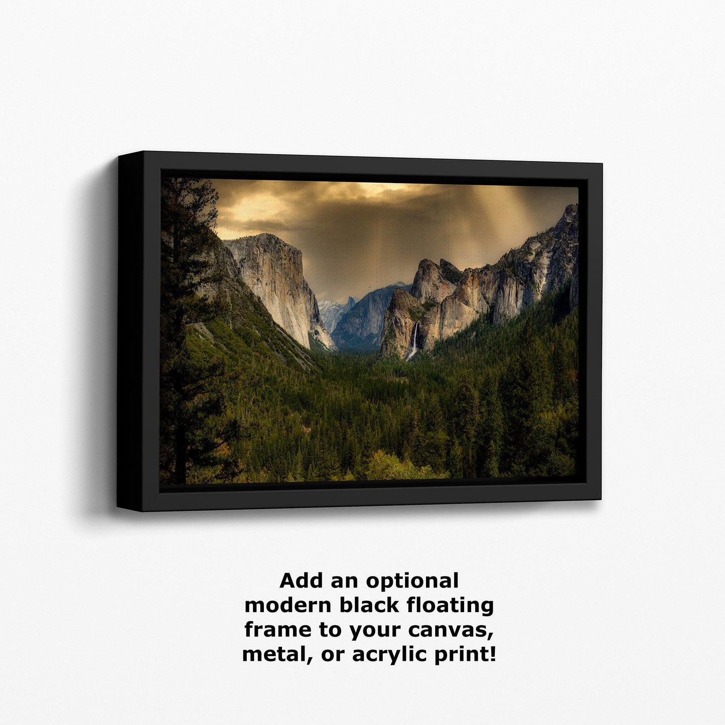 Yosemite National Park Mountain Picture Nature Photo Bohemian Relaxation Artwork for Meditation