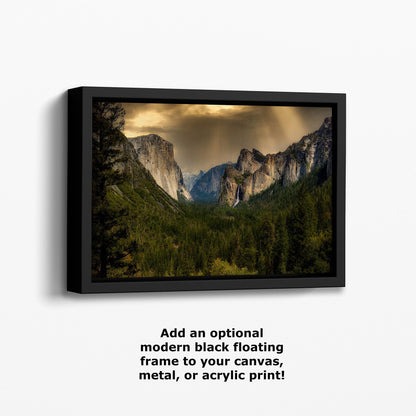Yosemite National Park Mountain Picture Nature Photo Bohemian Relaxation Artwork for Meditation