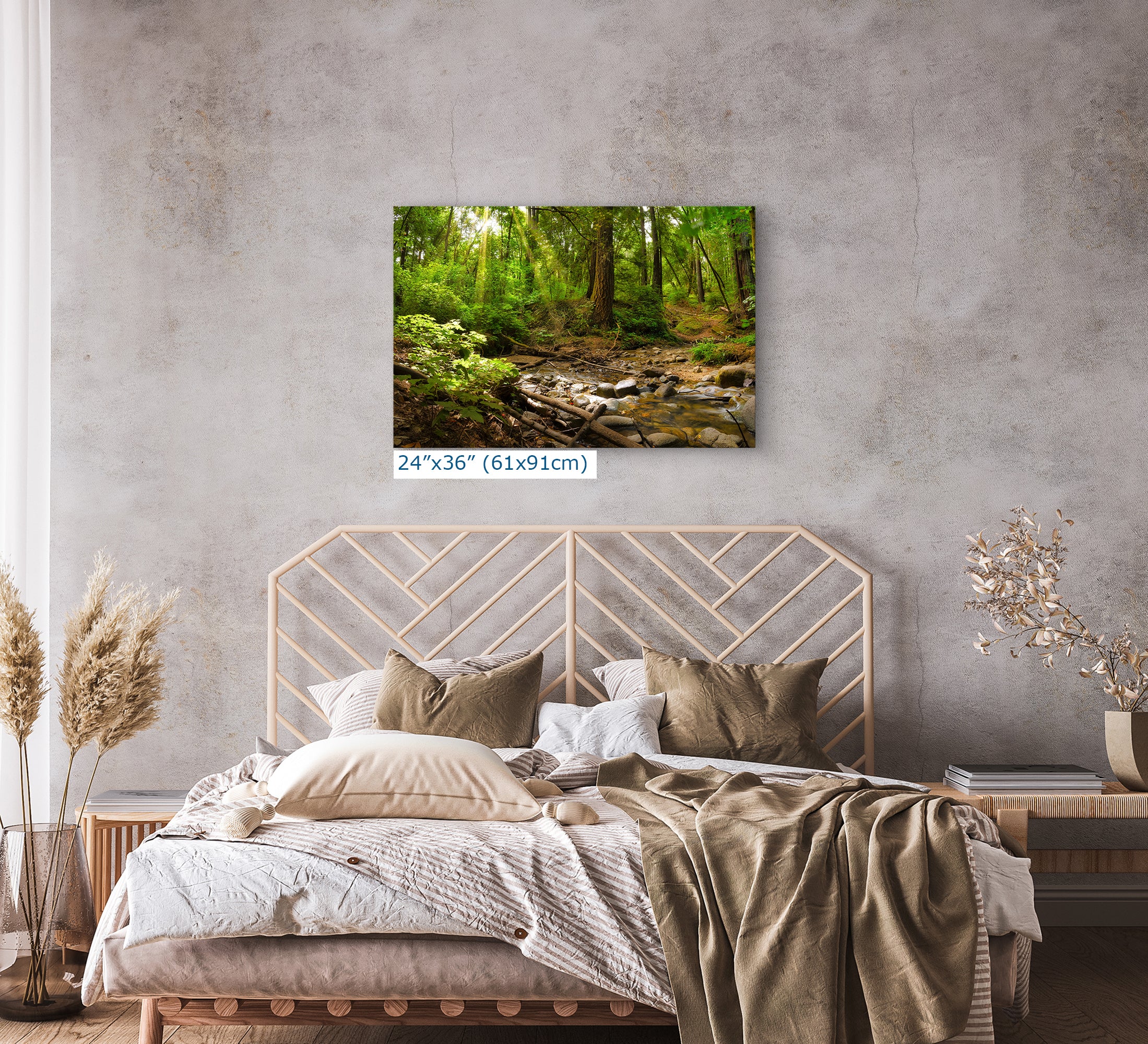 Redwood Trees Forest Picture Nature Photo, Forest Bathing in Santa Cruz California Coast Wall Art, Relaxing Artwork for House Decor & Office
