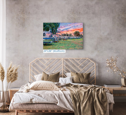 Airstream Travel Trailer Art Camping Decoration