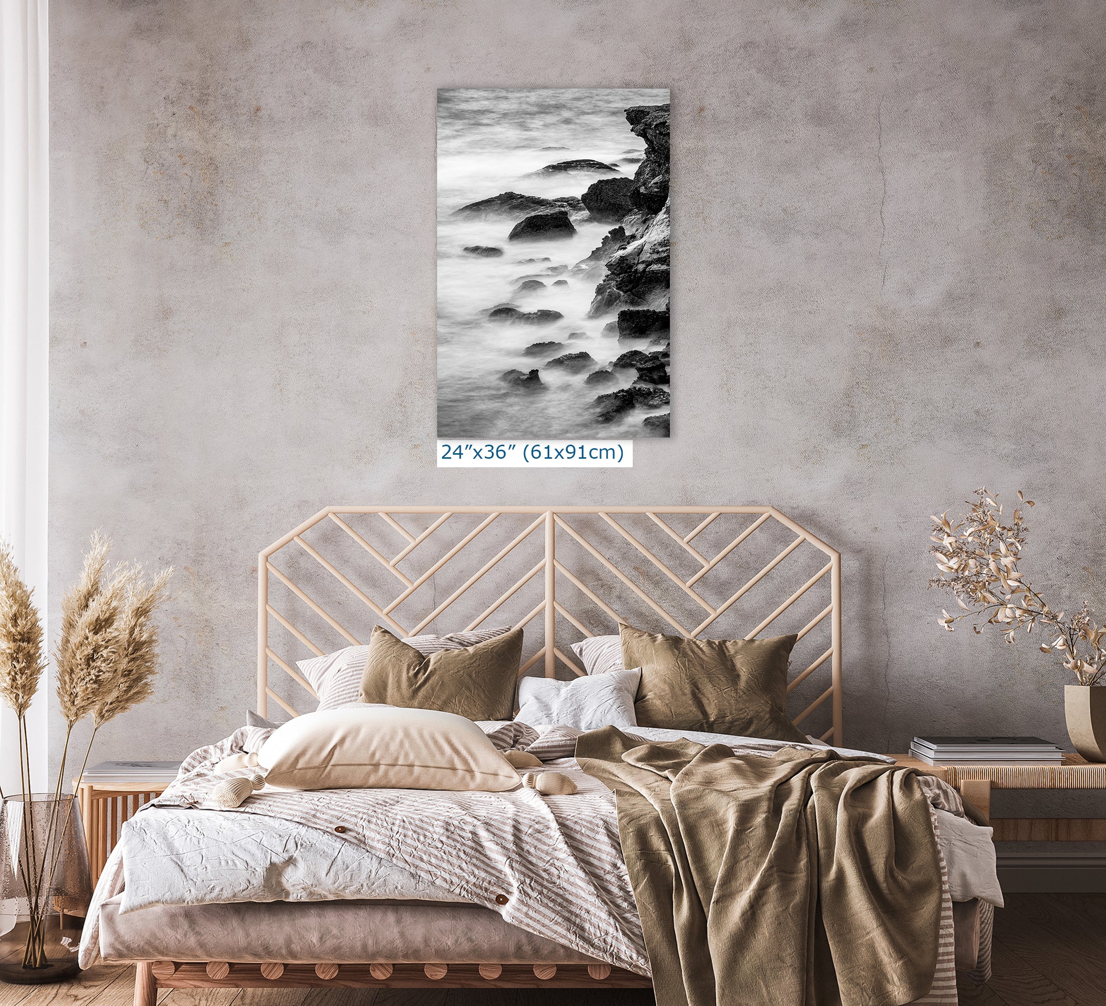 Limited Edition Fine Art Photography, Abstract Ocean Picture California Shoreline
