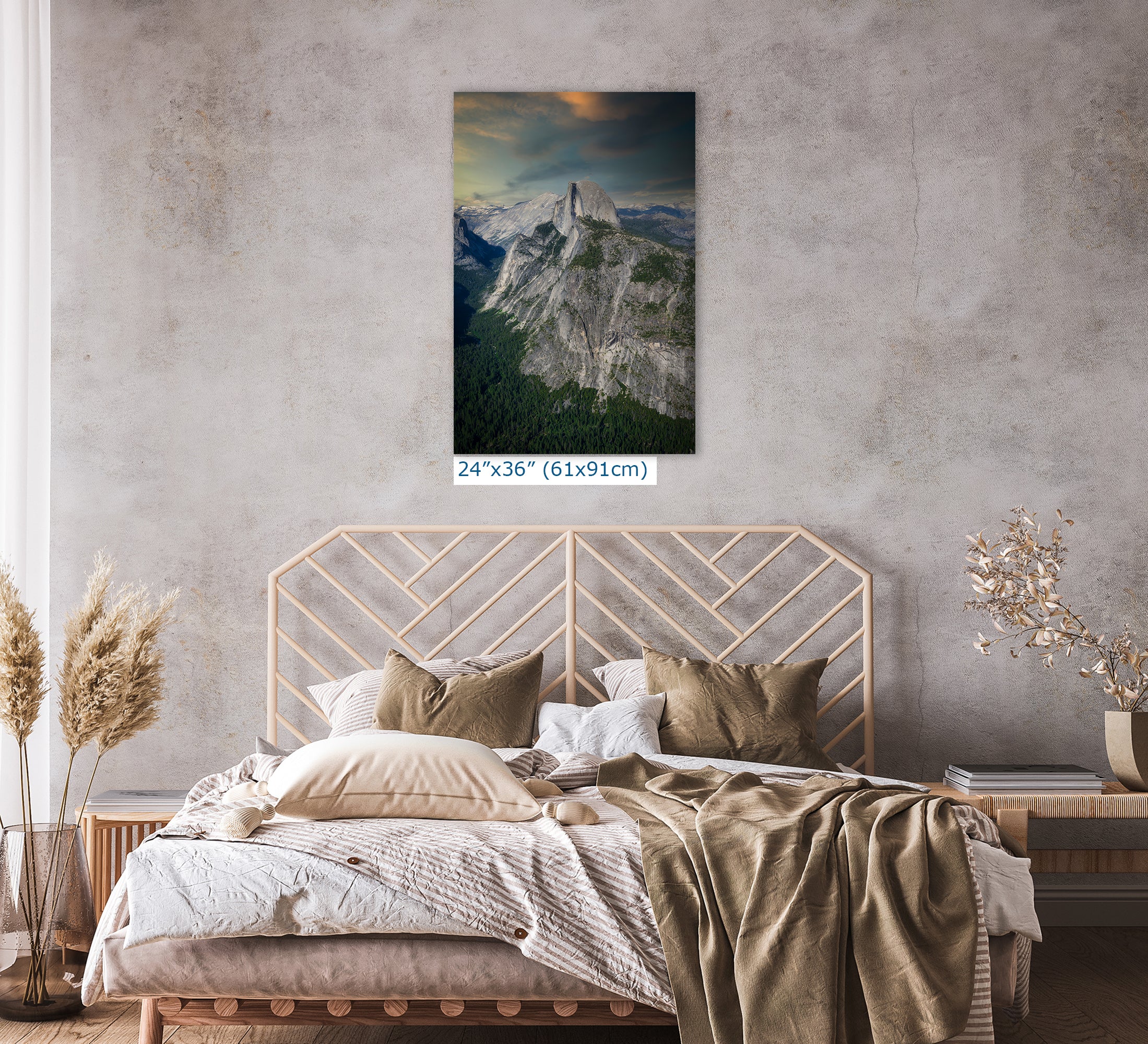 Half Dome Wall Art, Yosemite National Park Nature Photo