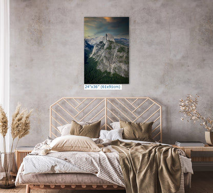 Half Dome Wall Art, Yosemite National Park Nature Photo