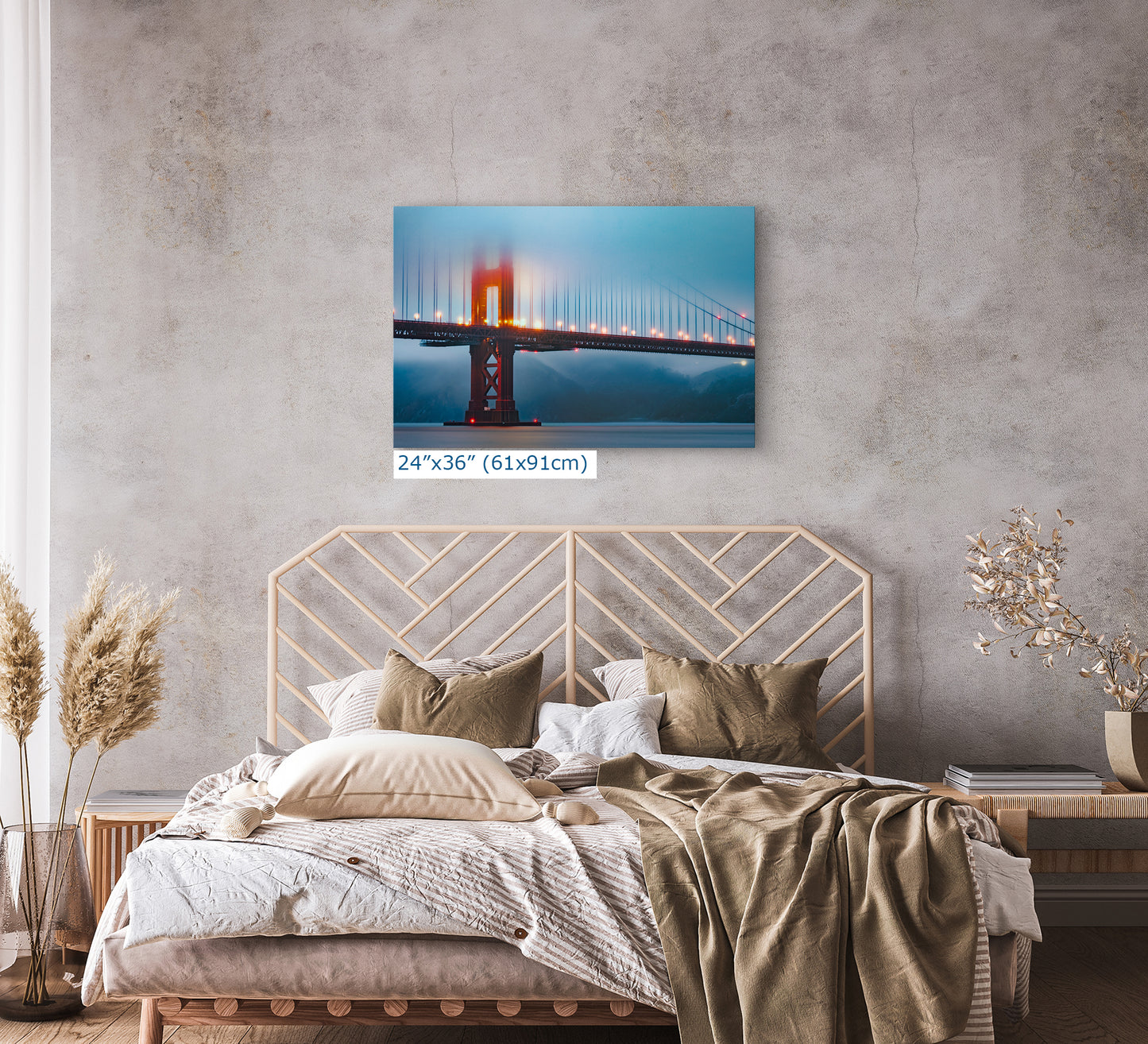 San Francisco Golden Gate Bridge Picture | Romantic Fine Art Photography for Living, Dining, Dorm, or Office