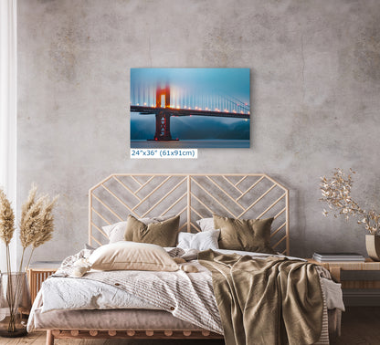 San Francisco Golden Gate Bridge Picture | Romantic Fine Art Photography for Living, Dining, Dorm, or Office