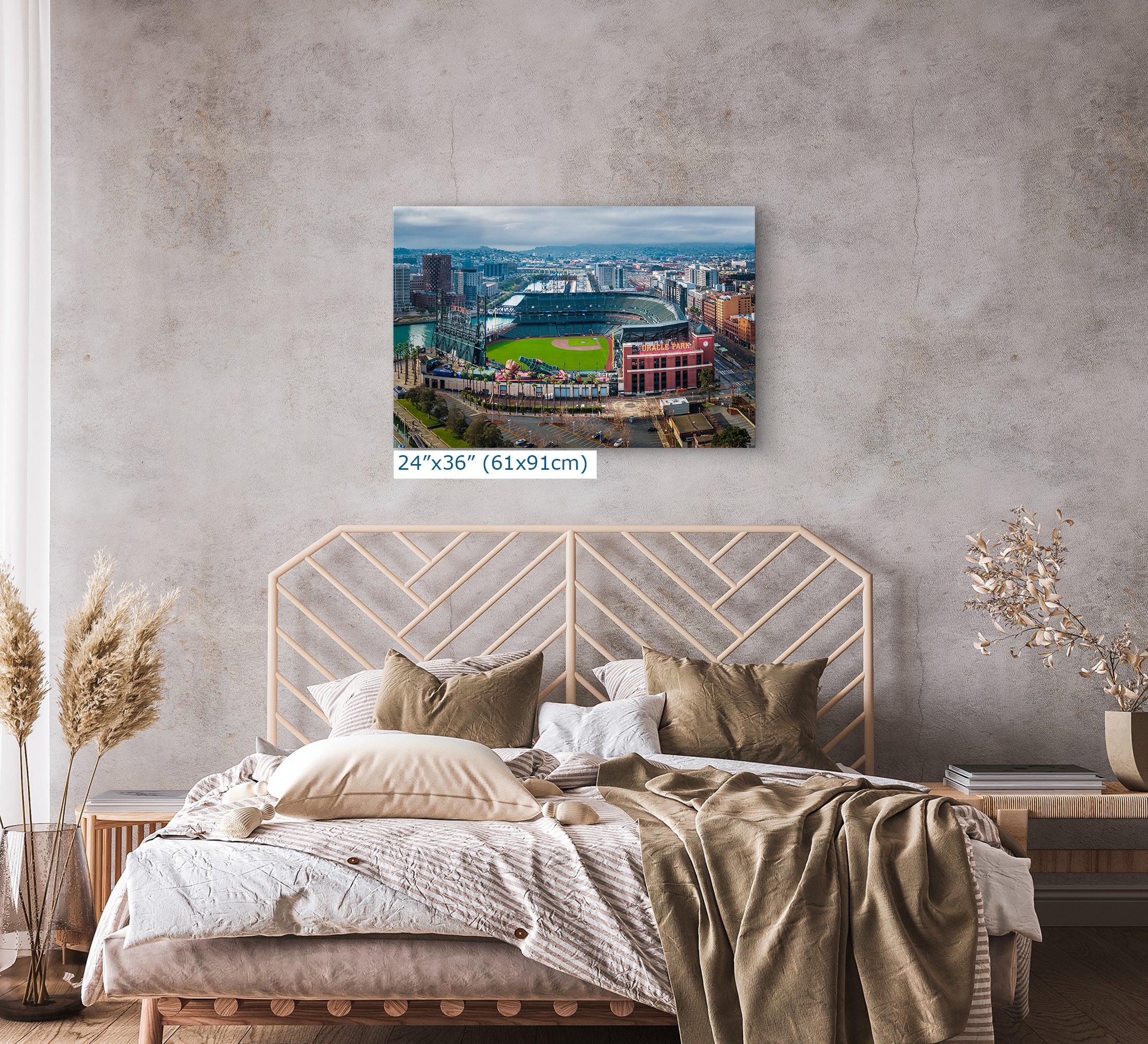 San Francisco Giants Baseball Stadium, Oracle Park Canvas Print