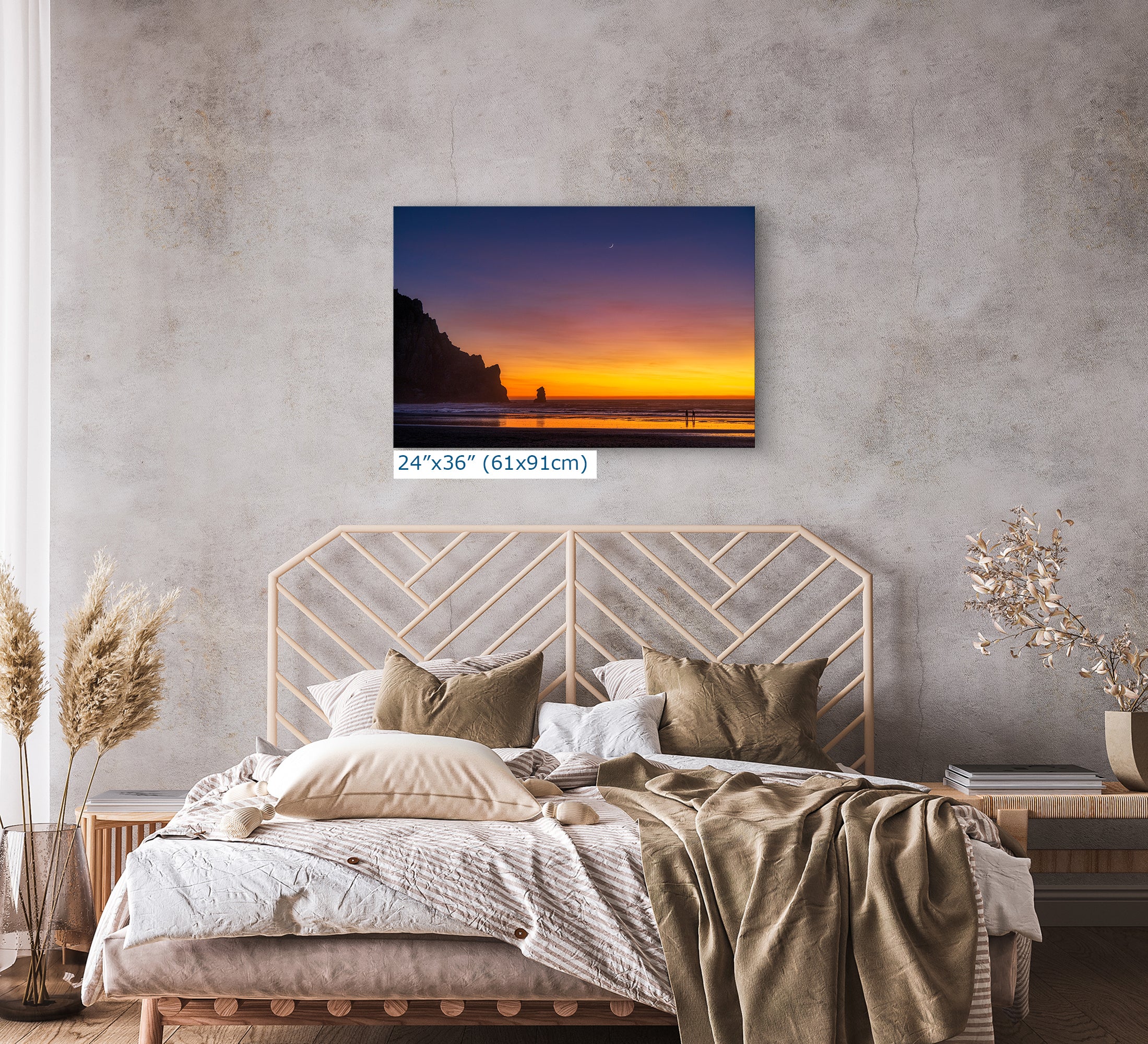 Morro Bay California Coastline Ocean Picture Nature Photo, Morro Rock Sunset Coastal Relaxation Artwork, Dorm Room, Office & House Decor