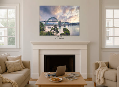 Alsea Bay Bridge Picture, Waldport Oregon Coast Ocean Picture, Pacific Northwest