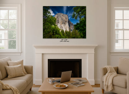 El Capitan Wall Art, Yosemite National Park Nature Photo