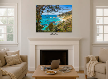 Pfeiffer Beach Big Sur California Coastline Ocean Picture Nature Photo, Relaxation Artwork, Meditation, Office House Decor