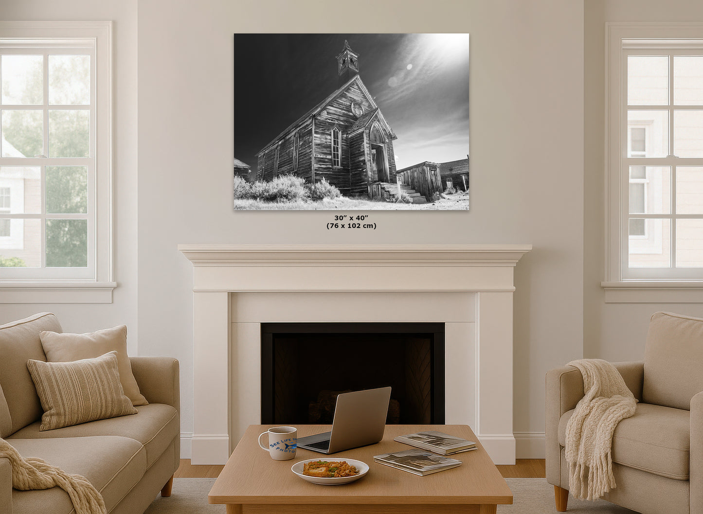 Bodie Ghost Town Western Decor in Black and White, Abandoned Forgotten Towns, Black and White Historic California Photography