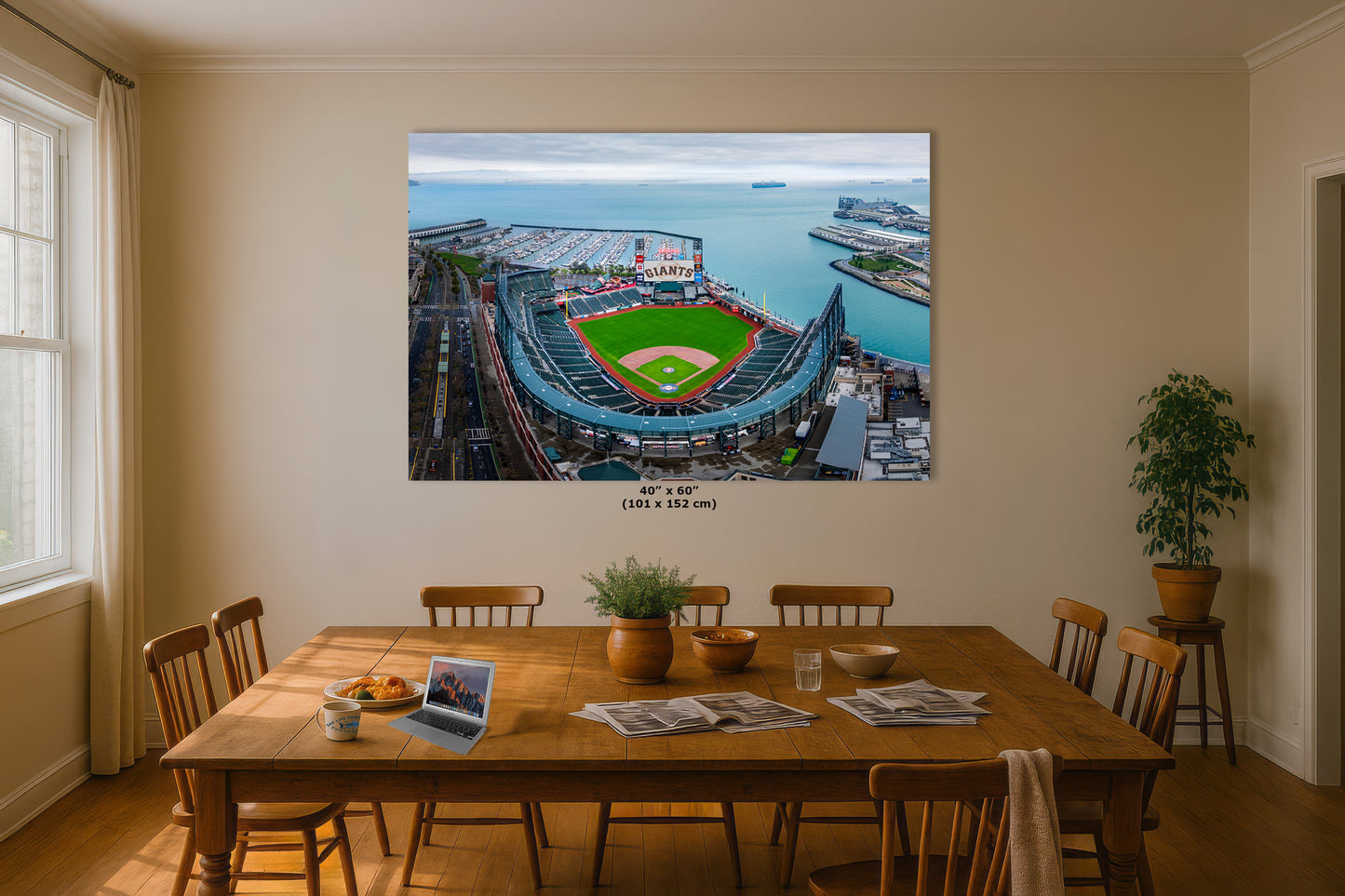 San Francisco Giants Baseball Stadium, Oracle Park Canvas Print