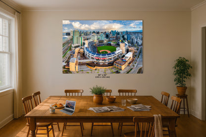 Petco Park Wall Art, San Diego Padres Skyline Print, MLB Stadium Decor