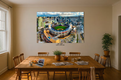 San Diego Padres Art, Petco Park Print MLB Stadium Baseball Fan Decor