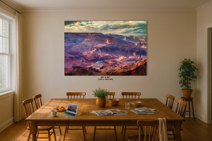 Grand Canyon National Park, Red Rock Arizona Desert Picture Nature Photo, Bohemian Style Relaxation Artwork for Meditation, Apartment, Office & House Decor