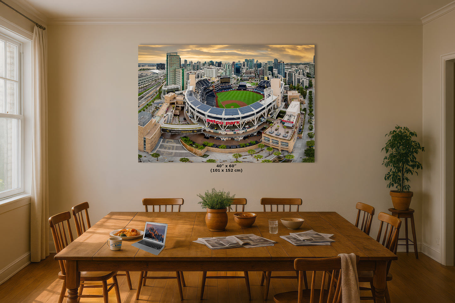 San Diego Padres Baseball Stadium Petco Park Canvas Print