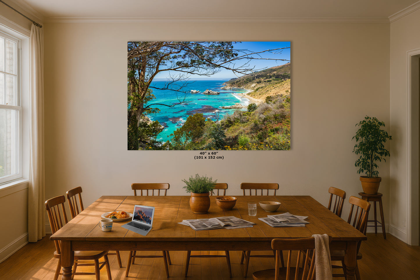 Pfeiffer Beach Big Sur California Coastline Ocean Picture Nature Photo, Relaxation Artwork, Meditation, Office House Decor