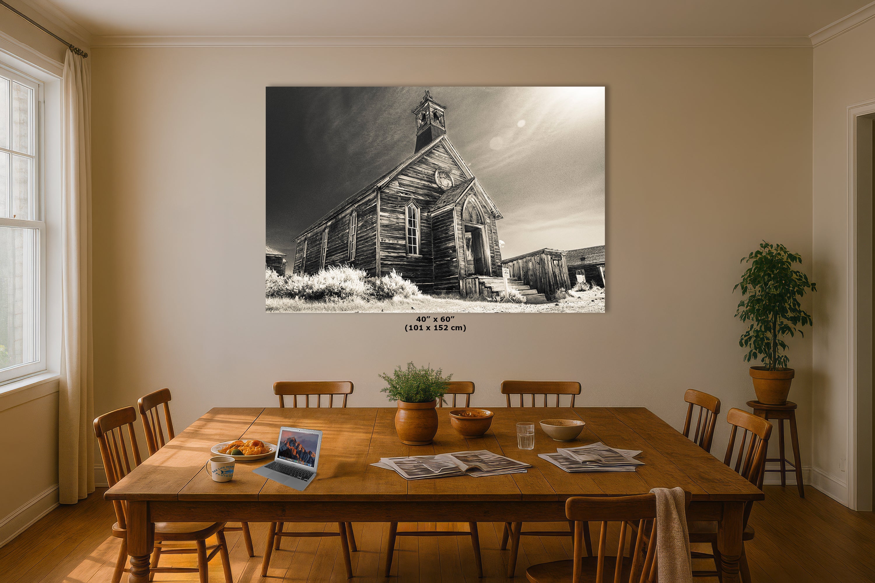 Bodie Ghost Town Western Decor in Sepia, Abandoned Forgotten Towns, Historic California Photography
