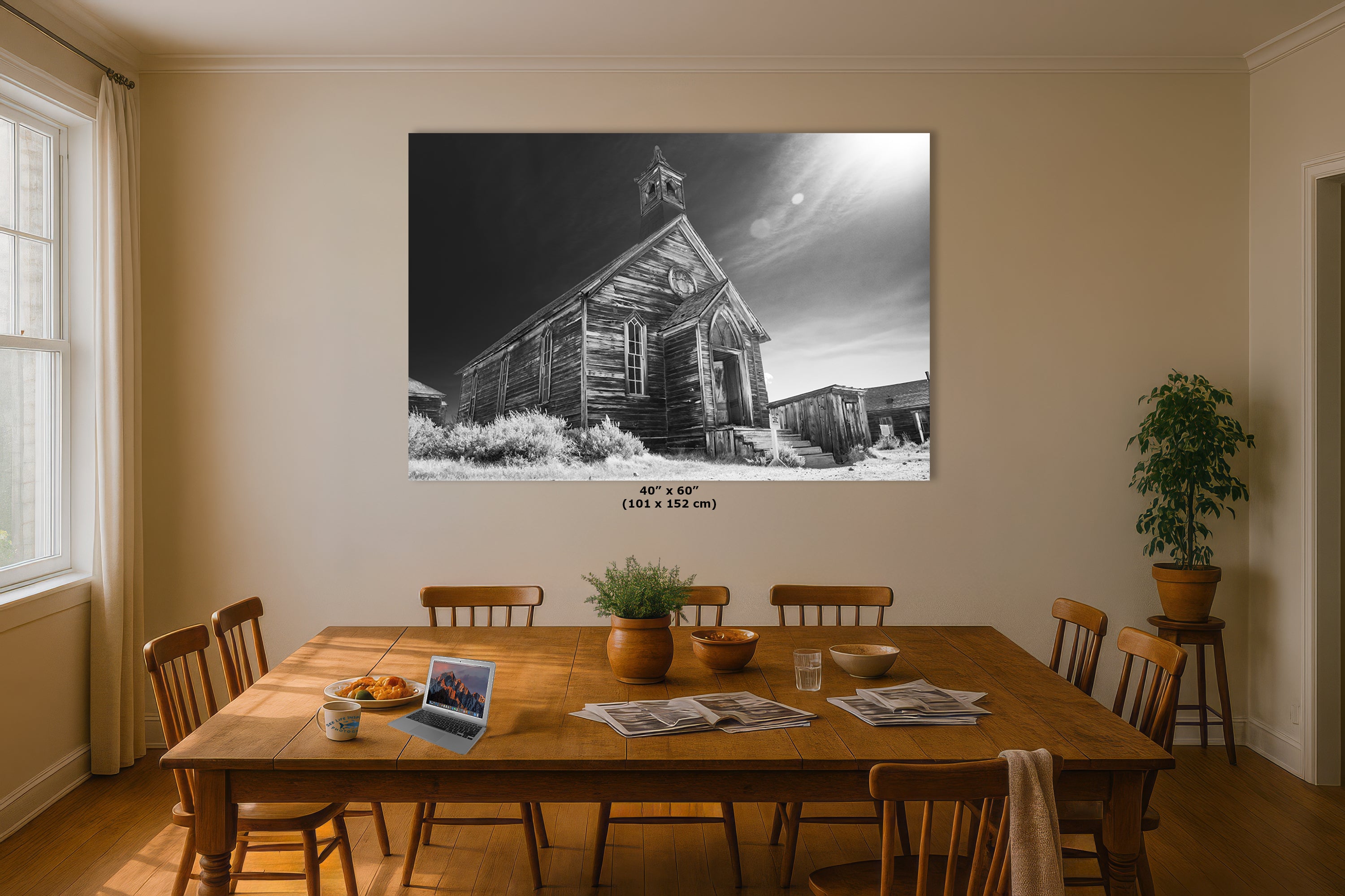 Bodie Ghost Town Western Decor | Abandoned Forgotten Towns | Black and White Historic California Photography