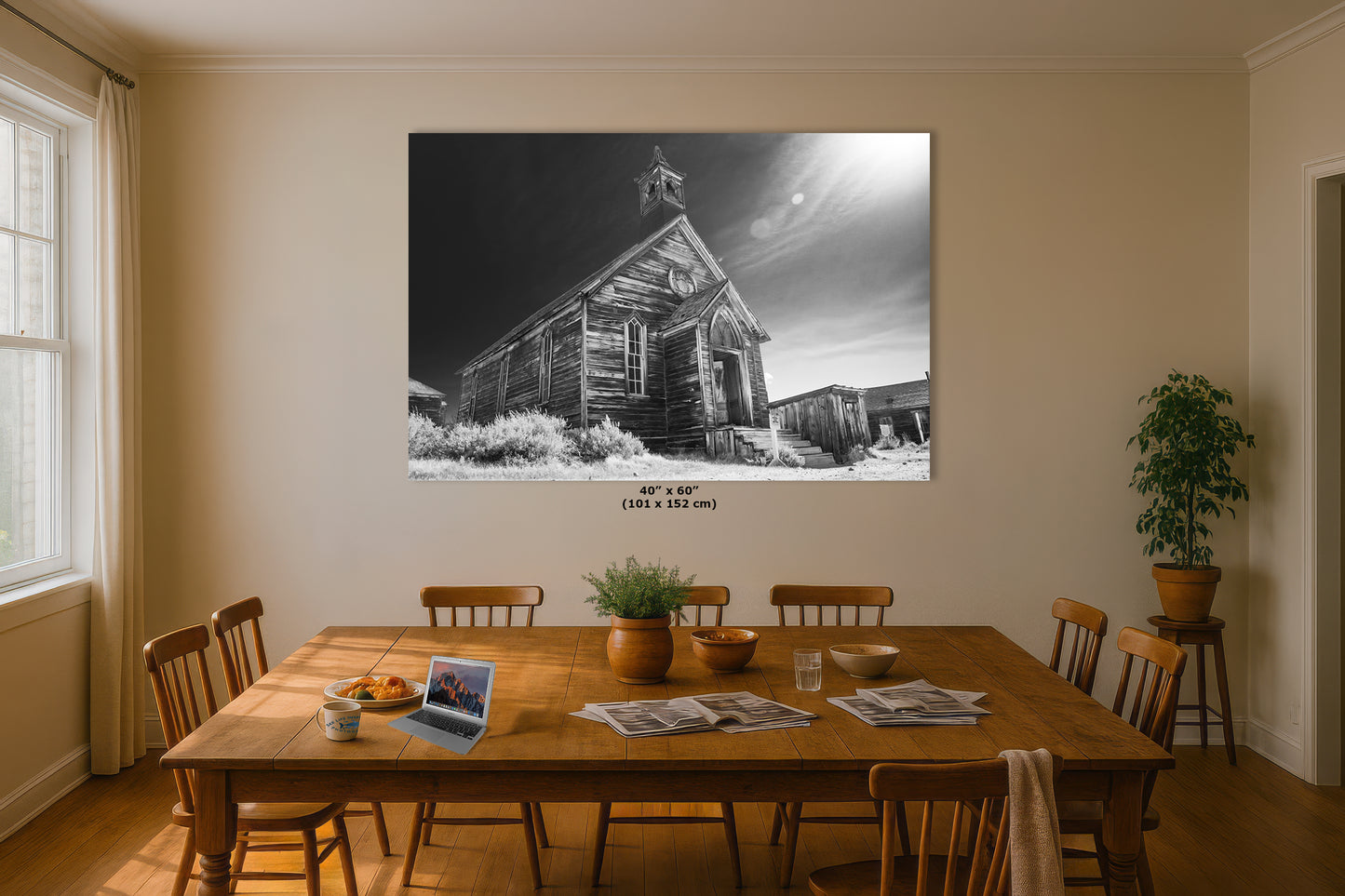 Bodie Ghost Town Western Decor in Black and White, Abandoned Forgotten Towns, Black and White Historic California Photography
