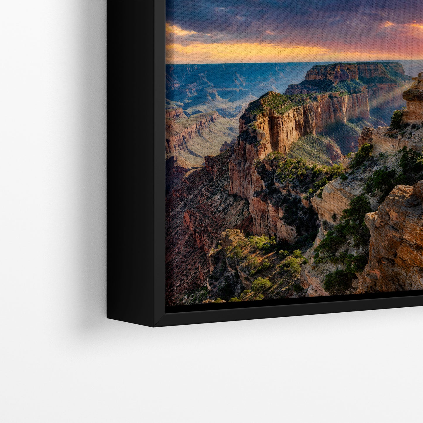 Grand Canyon National Park, North Rim Cape Royal, Arizona Desert Picture Nature Photo, Bohemian Style Relaxation Artwork for Meditation, Apartment, Office & House Decor