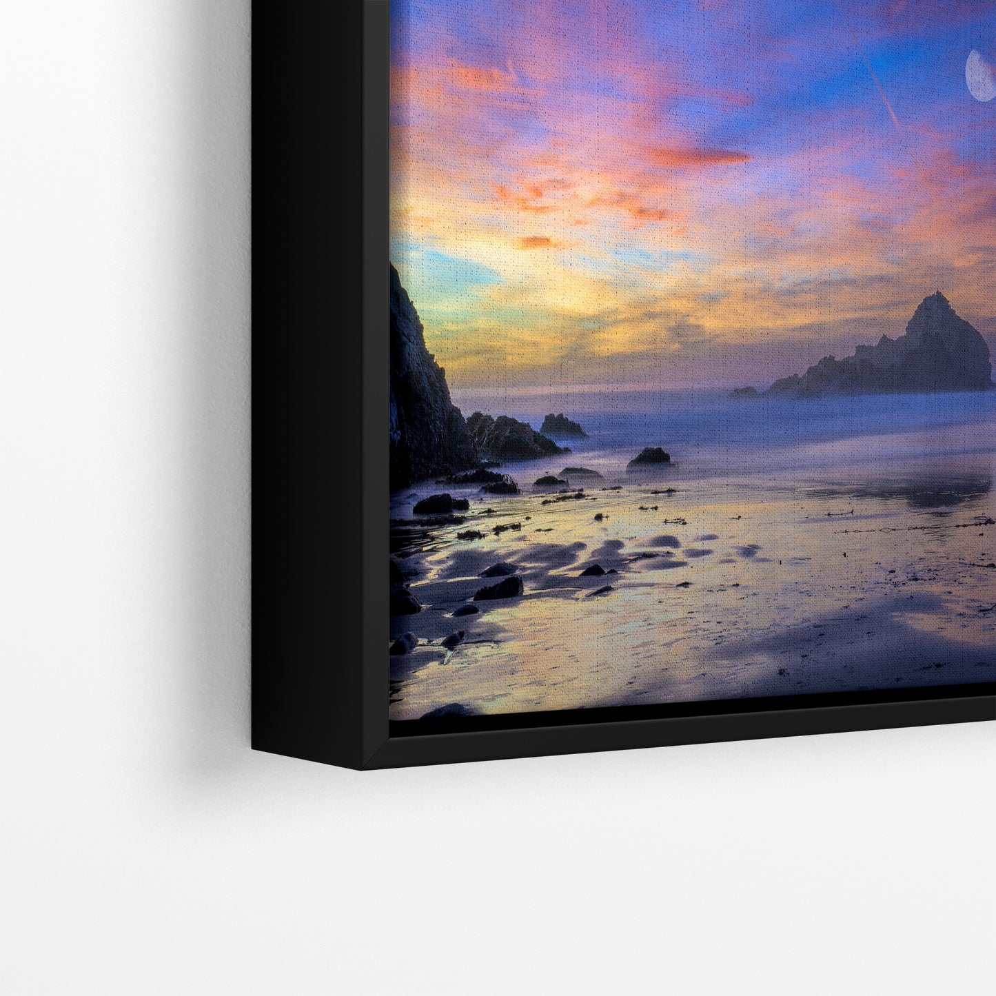 Pfeiffer Beach Sunset, Big Sur California Coastline Ocean Picture Nature Photo, Relaxation Artwork, Meditation, Office House Decor