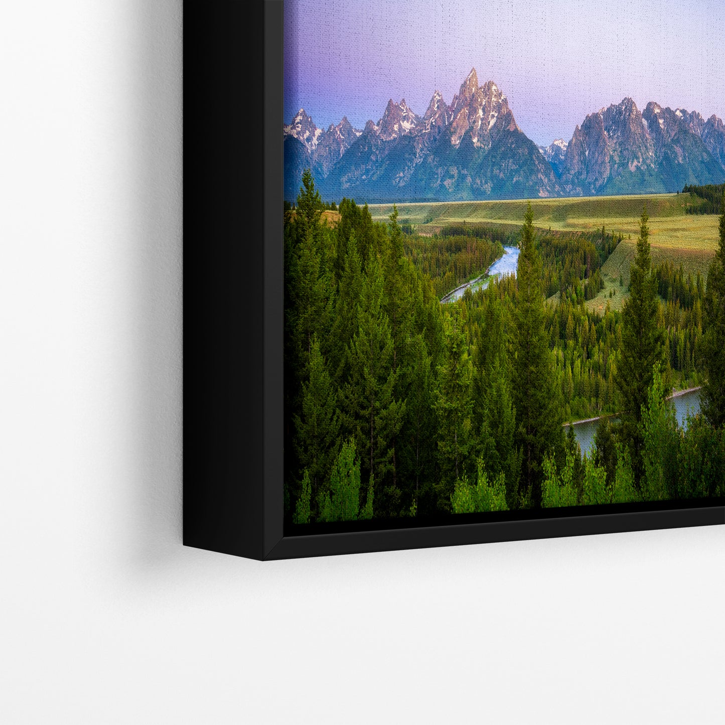 Grand Teton National Park Mountain Picture Panorama Nature Photo, Rustic Wall Art, Jackson Hole Scenery, Bohemian Decor