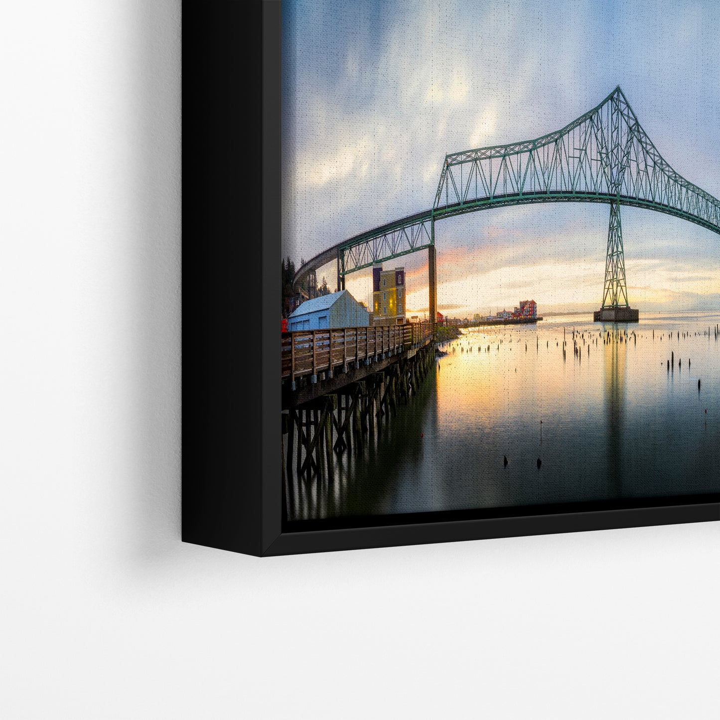 Astoria-Megler Bridge Picture Sunset, Oregon Coast Ocean Picture, Pacific Northwest