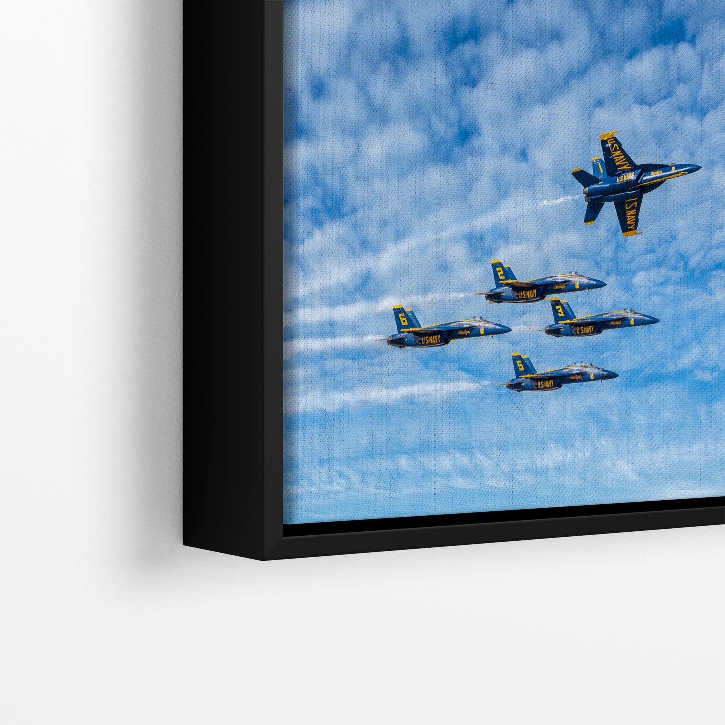 Blue Angels Aviation Artwork, FA-18 Super Hornet Military Aircraft Print