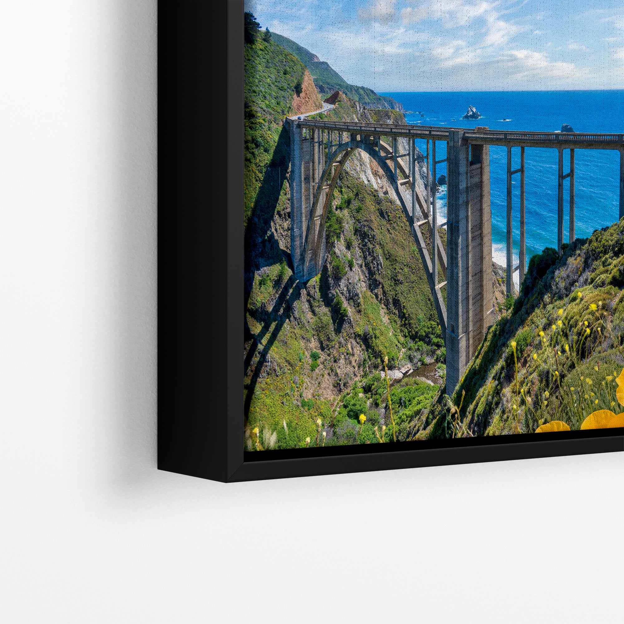 Bixby Bridge Ocean Picture, Big Sur California Coastline Nature Photo