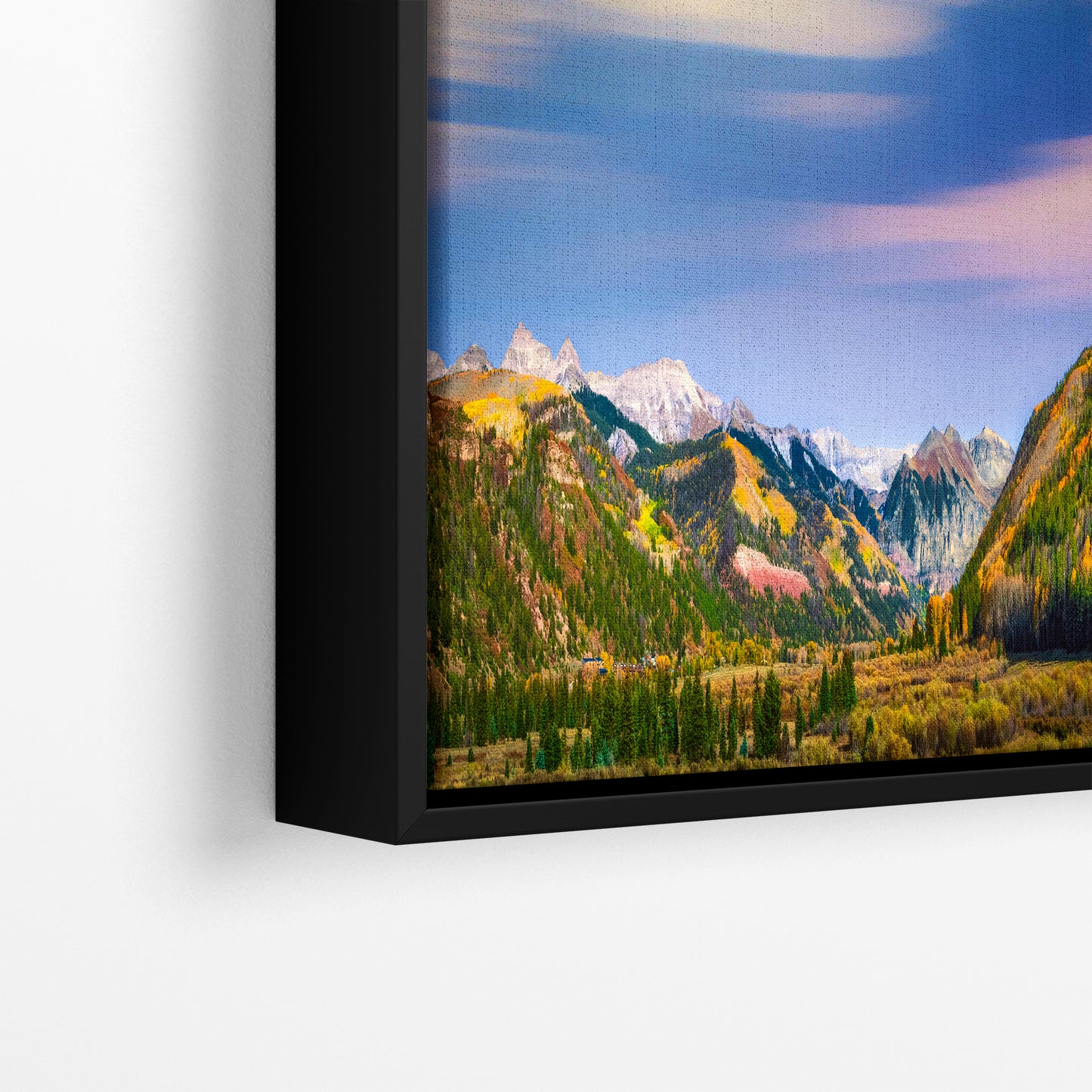 Telluride Colorado San Juan Mountain Picture, Fall Colors Aspen Trees Forest Picture Nature Photo for Relaxation Artwork, Meditation and House Decor