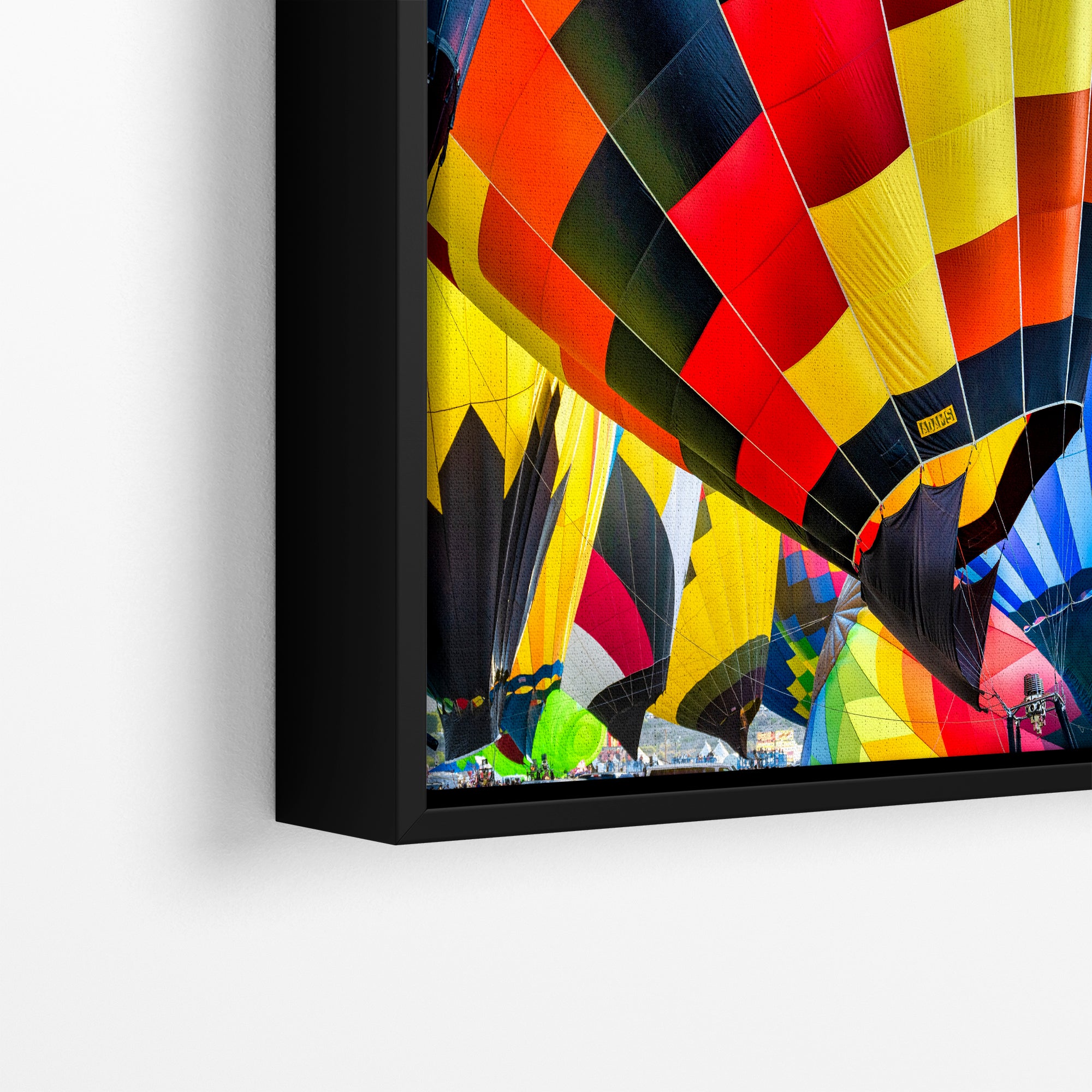 Hot Air Balloon Festival Mass Ascension Close Up | Albuquerque New Mexico Balloon Fiesta Wall Art | Office, Cubicle & House Decor