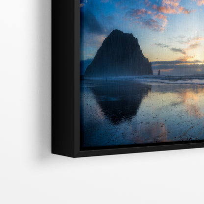 Morro Bay California Coastline Ocean Picture Nature Photo, Morro Rock Reflection, Coastal Relaxation Artwork, Dorm Room, Office & House Decor