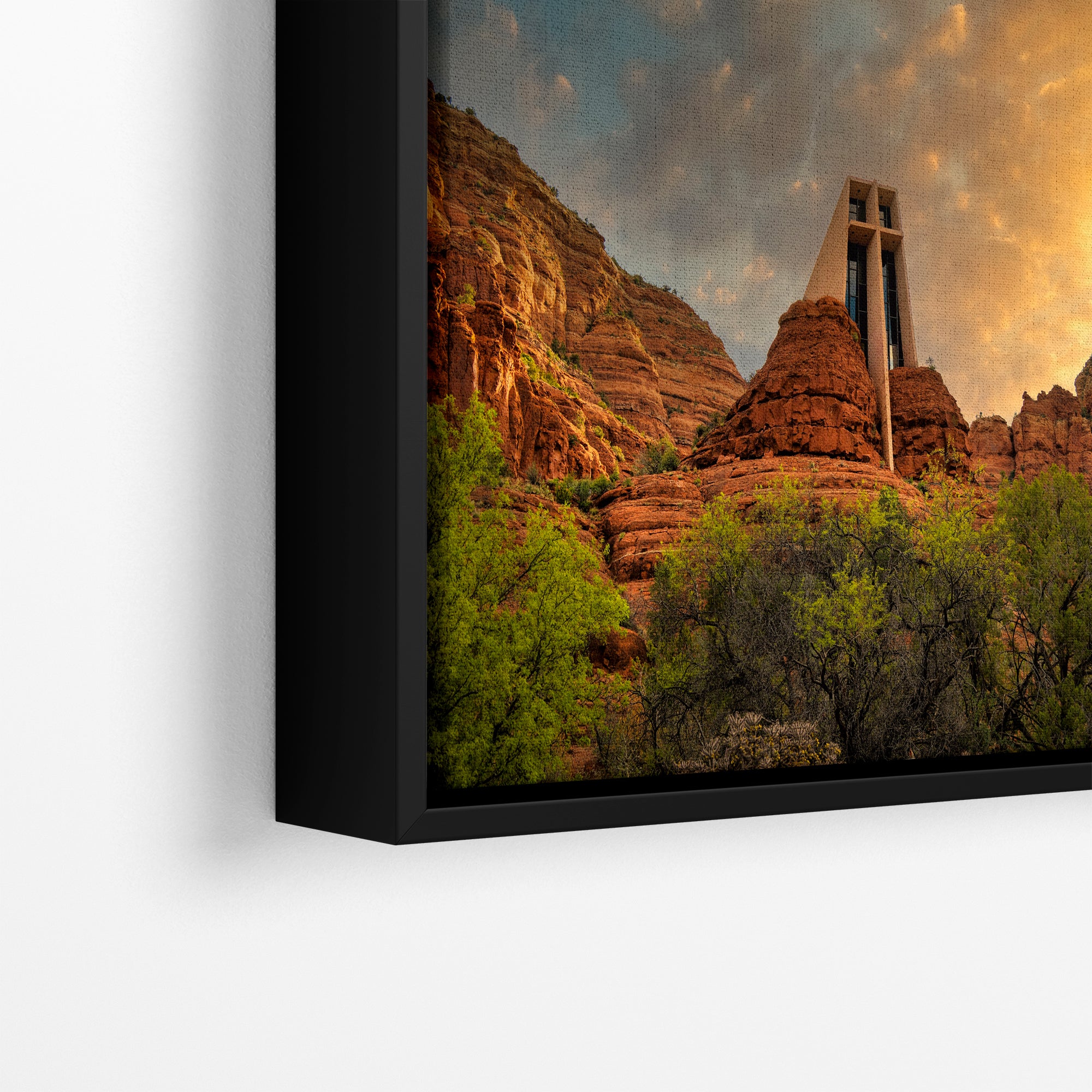 Chapel of the Holy Cross Sedona Arizona Desert Picture, Southwestern Wall Art, Church Landscape Print, Office Decor, Cubicle & Home Wall Art