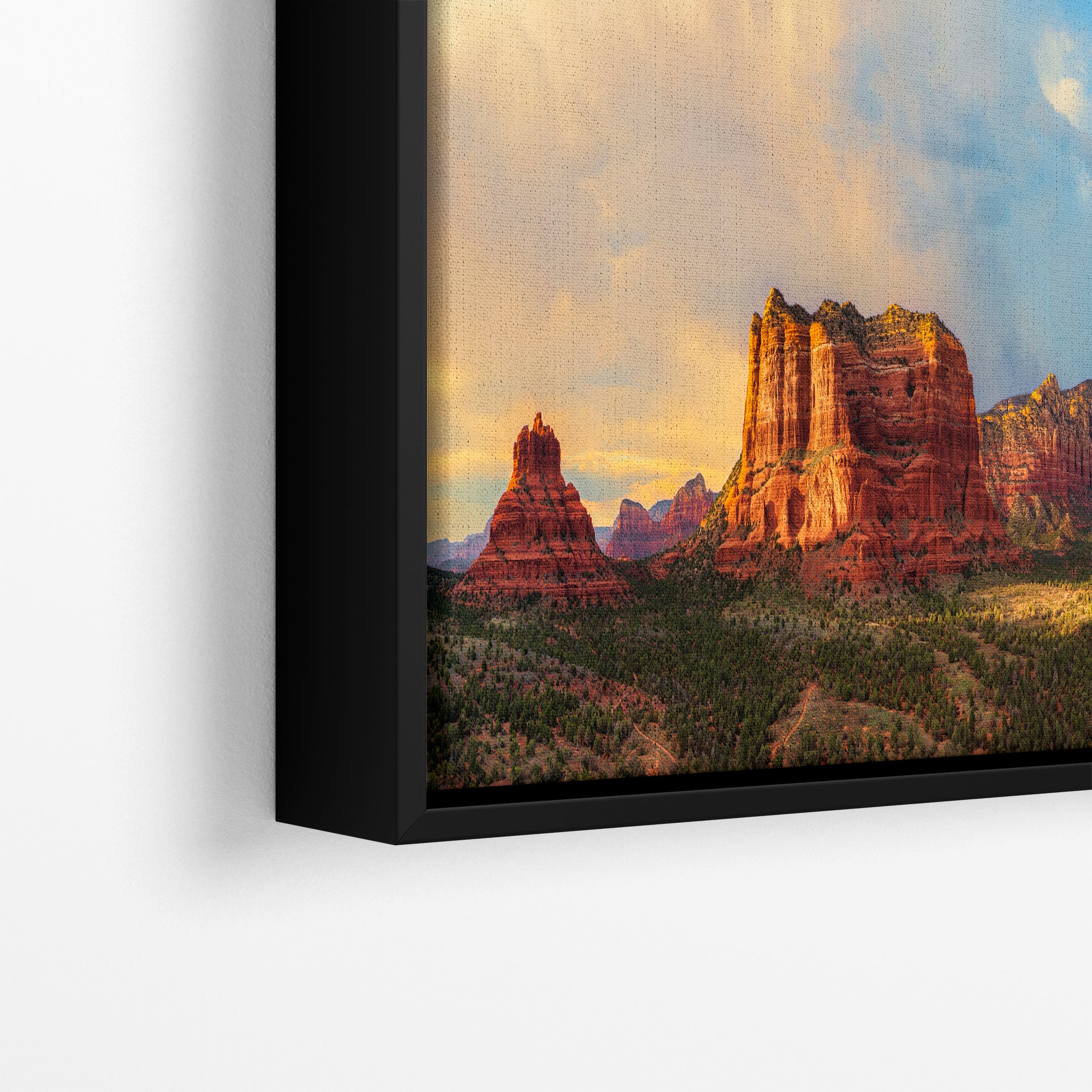 Courthouse Butte & Bell Rock Sedona Arizona Desert Picture, Southwestern Wall Art, Red Rock Scenic Nature Photo, House Decor Gift
