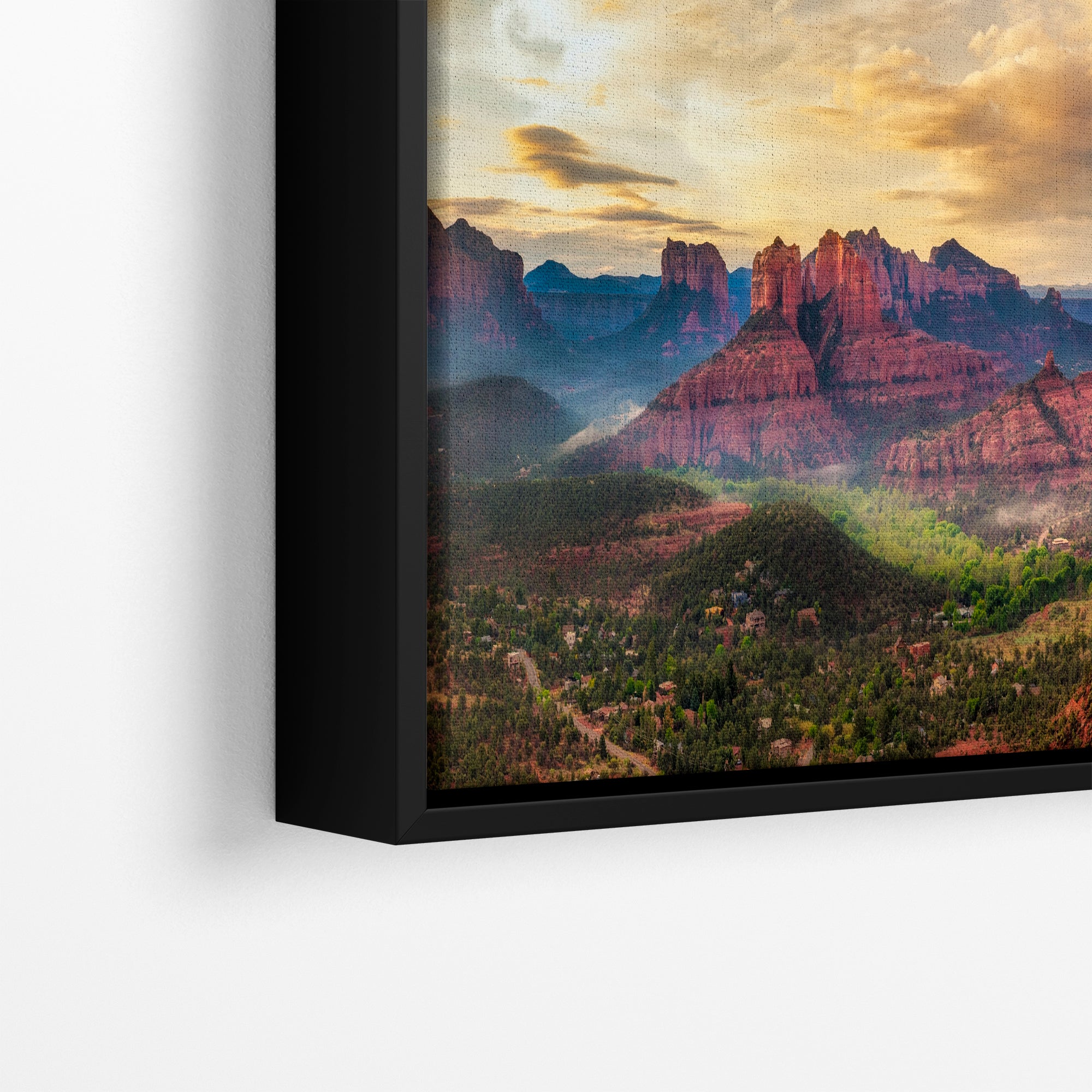 Cathedral Rock View, Sedona Arizona Desert Picture Nature Photo Relaxation Artwork for Meditation, Office, and House Decor