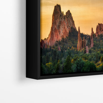 Garden of the Gods Colorado Mountain Photo - Serene Rocky Mountain Nature Photo for Meditation Home Decor