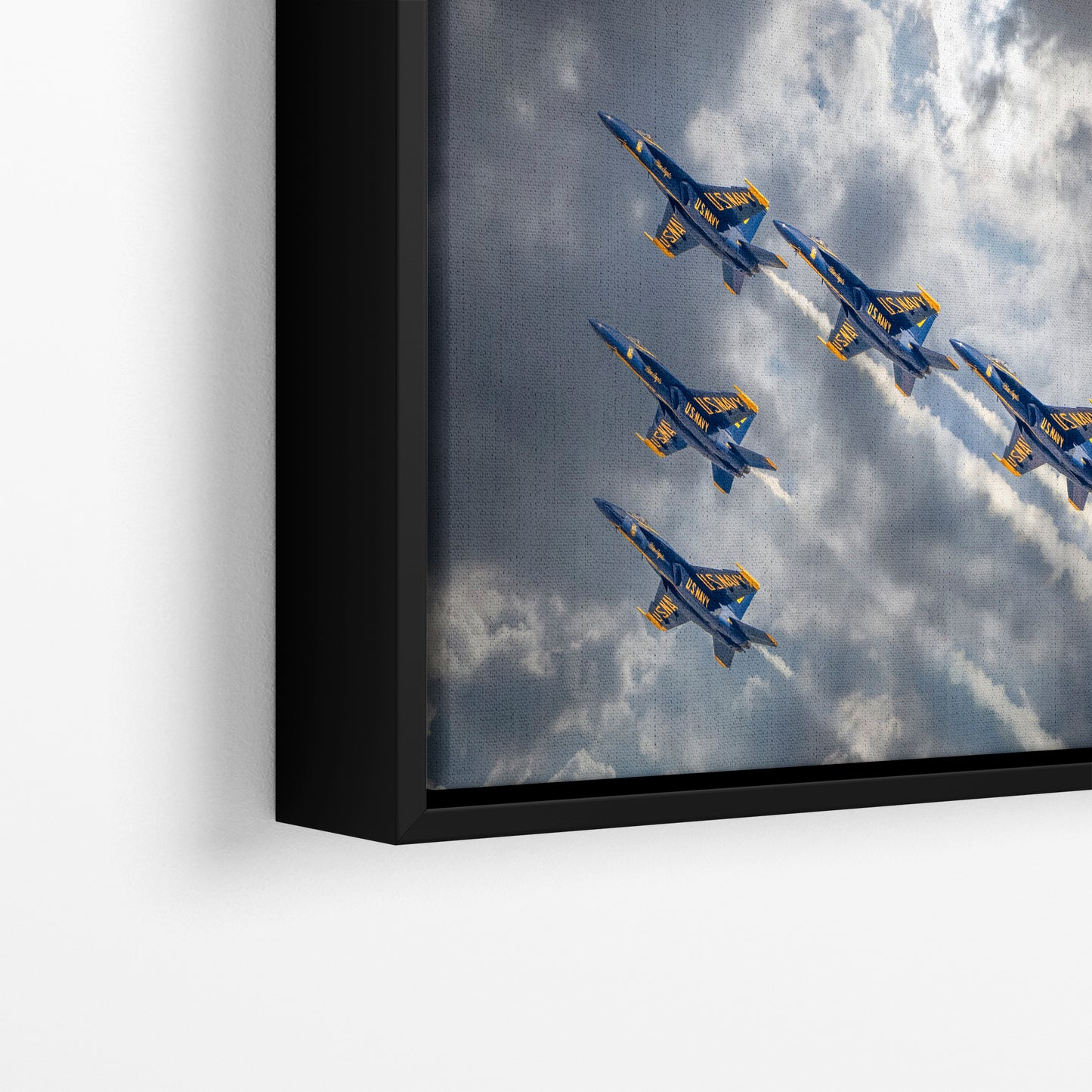 Blue Angels Artwork, FA-18 Super Hornet Military Aircraft Aviation Wall Decor
