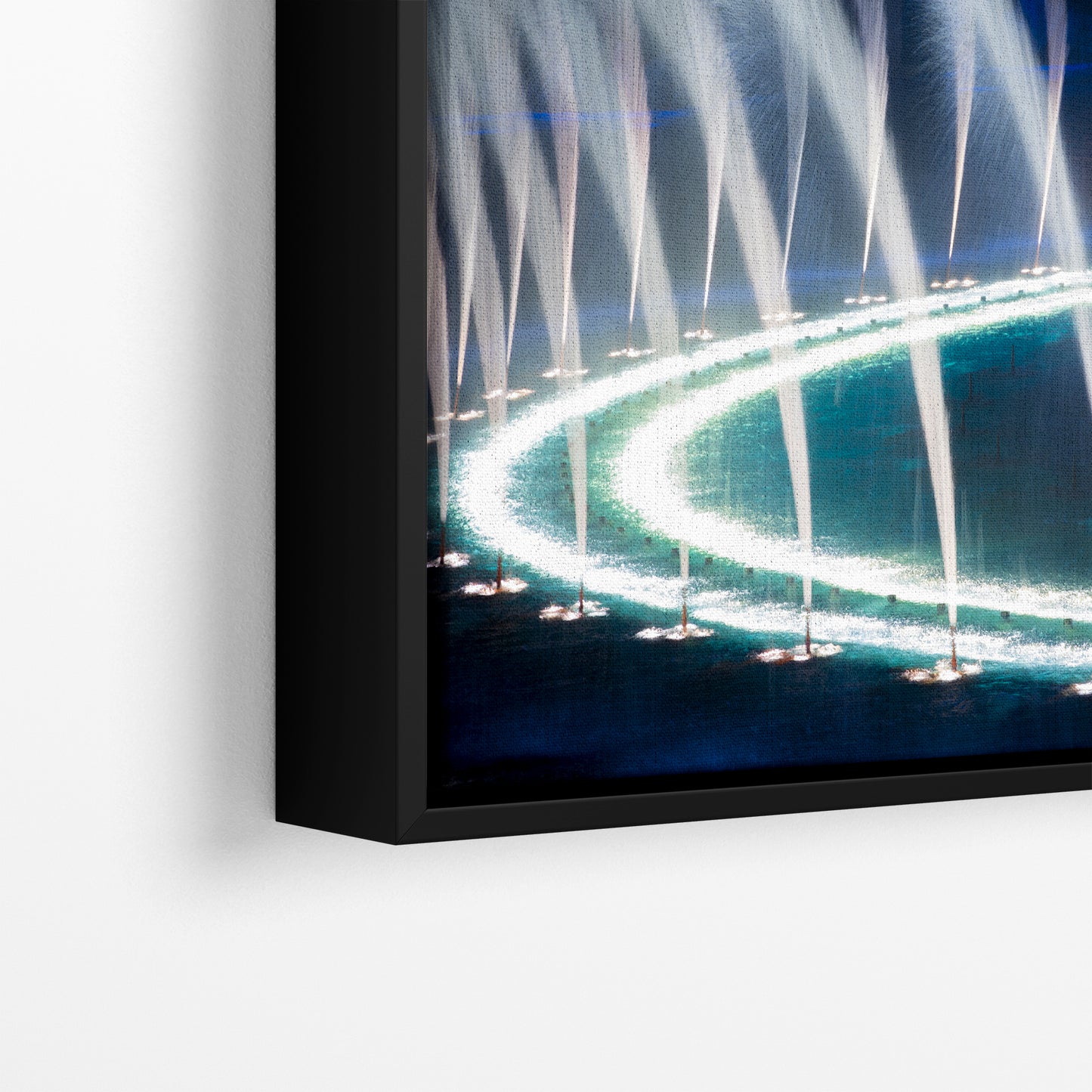 Bellagio Las Vegas Water Picture, Relaxation Artwork, Night Water Display Wall Decor, Ethereal Cityscape Photography