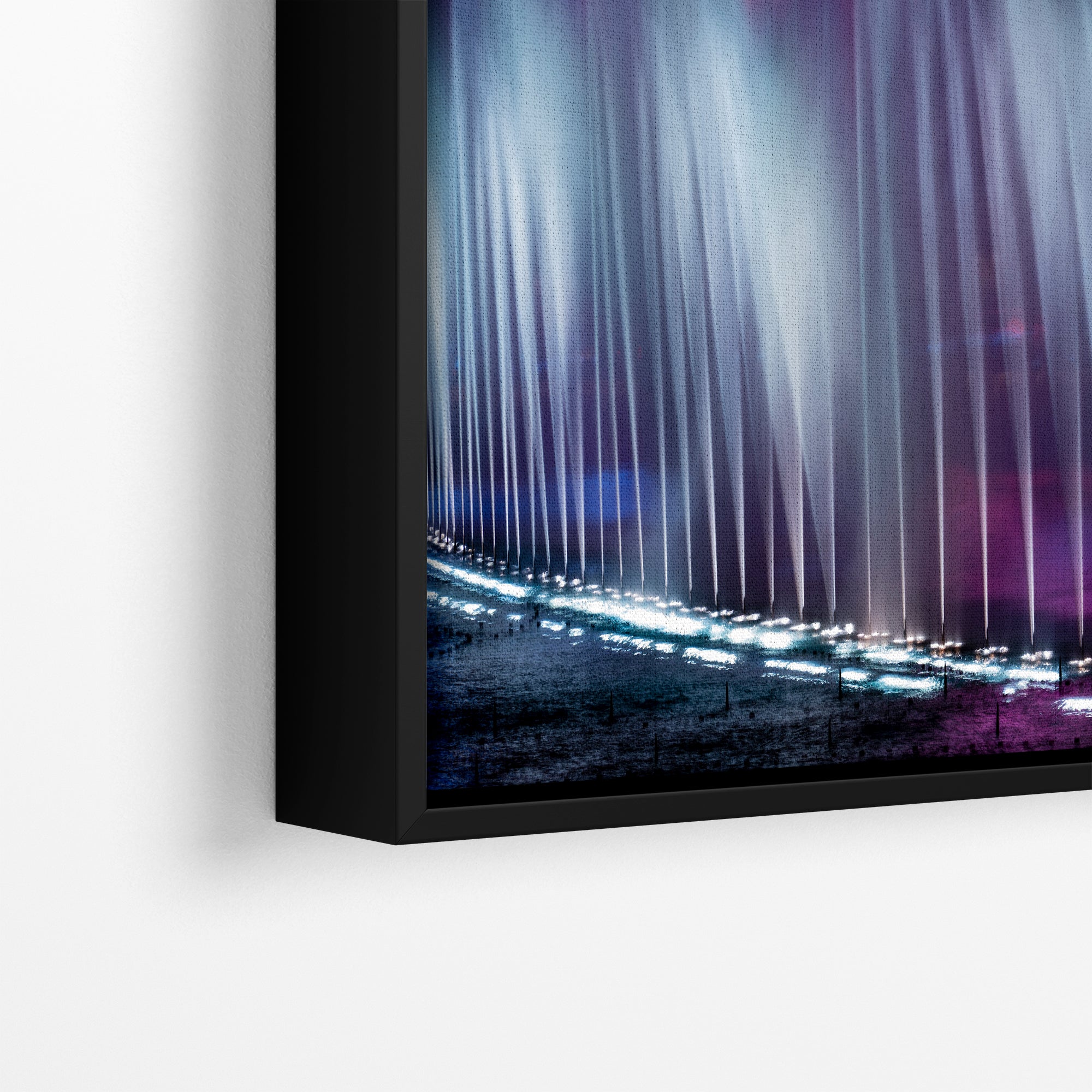 Bellagio Las Vegas Water Picture, Night Water Display Wall Decor