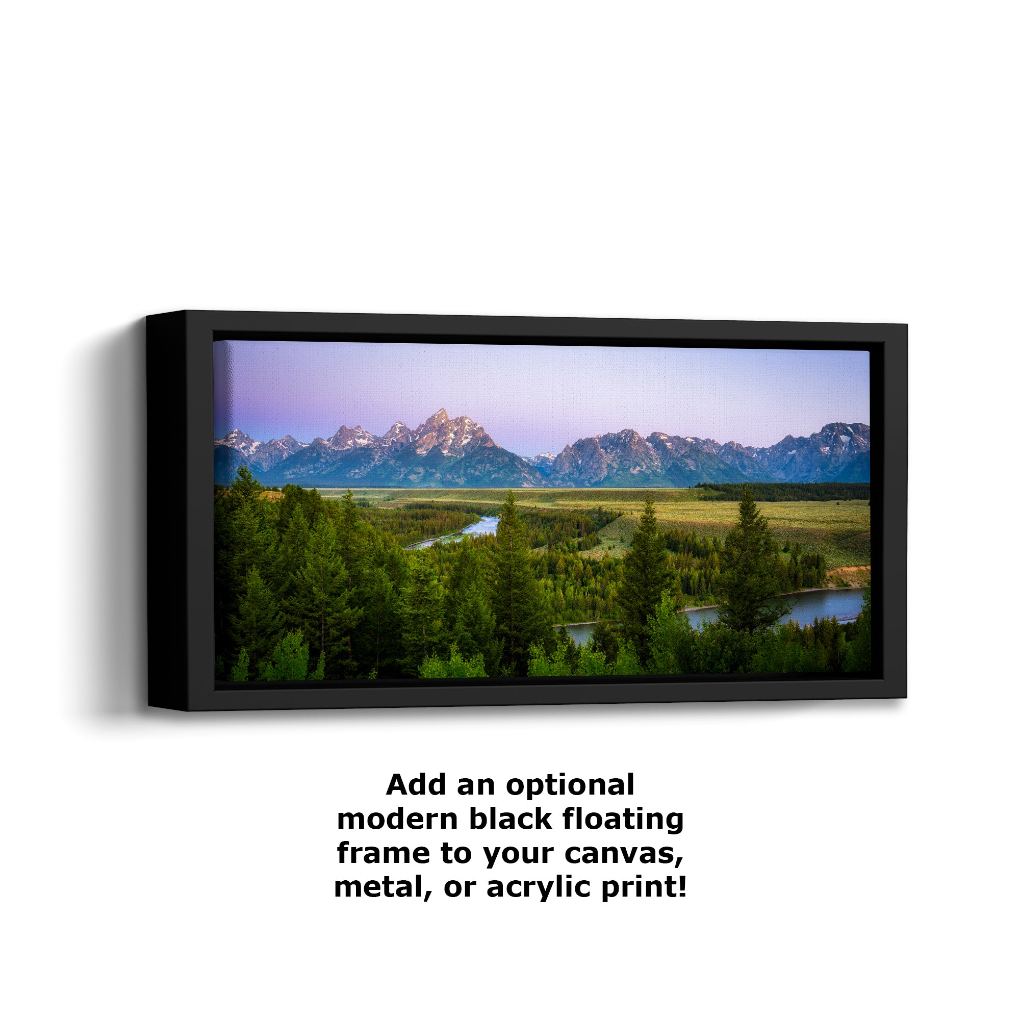 Grand Teton National Park Mountain Picture Panorama Nature Photo, Rustic Wall Art, Jackson Hole Scenery, Bohemian Decor