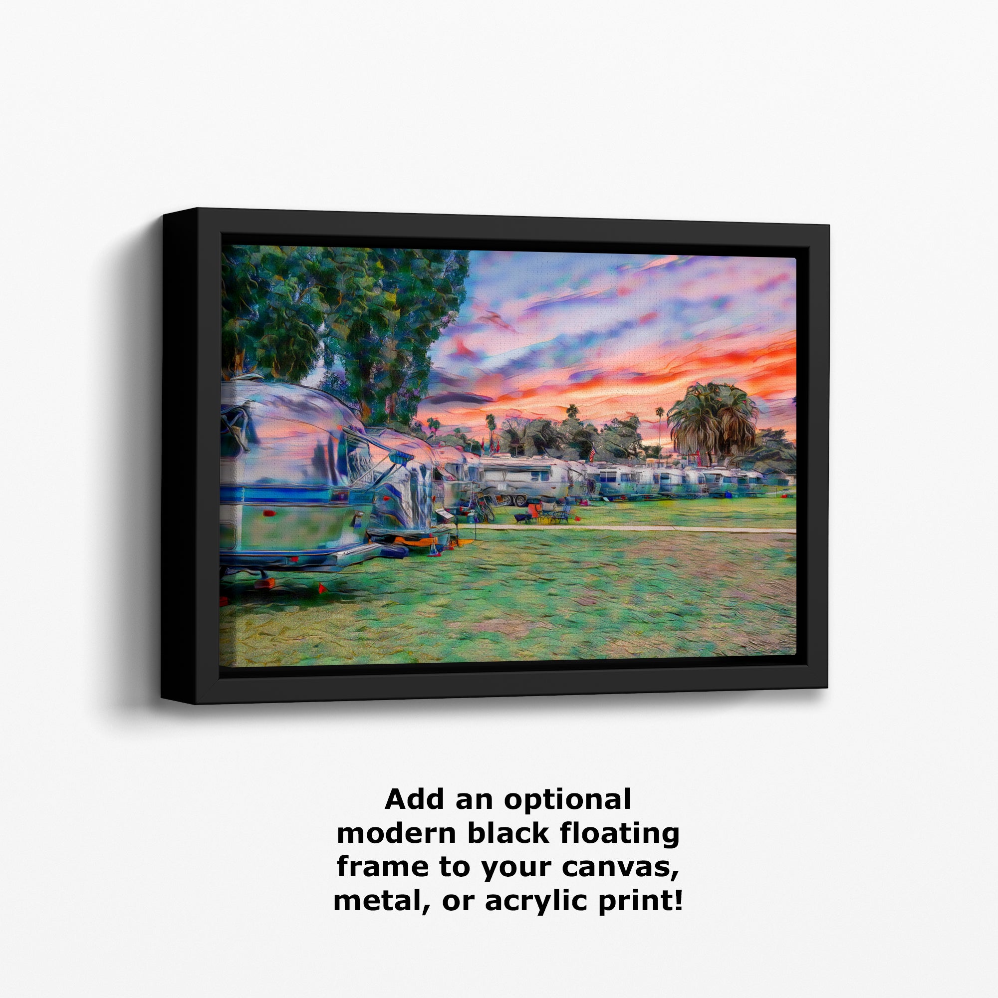 Airstream Travel Trailer Art Camping Decoration