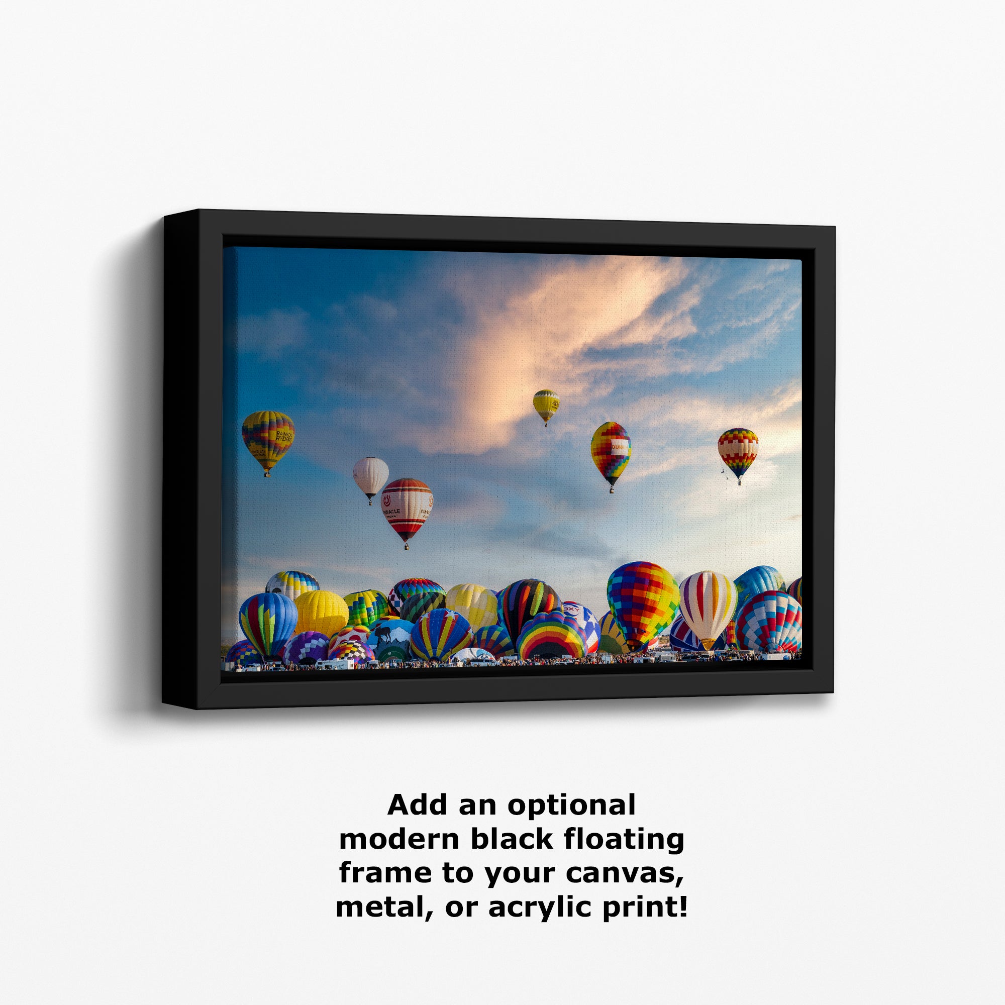 Hot Air Balloon Festival Mass Ascension Photo | Albuquerque New Mexico Balloon Fiesta Wall Art | Office, Cubicle & House Decor