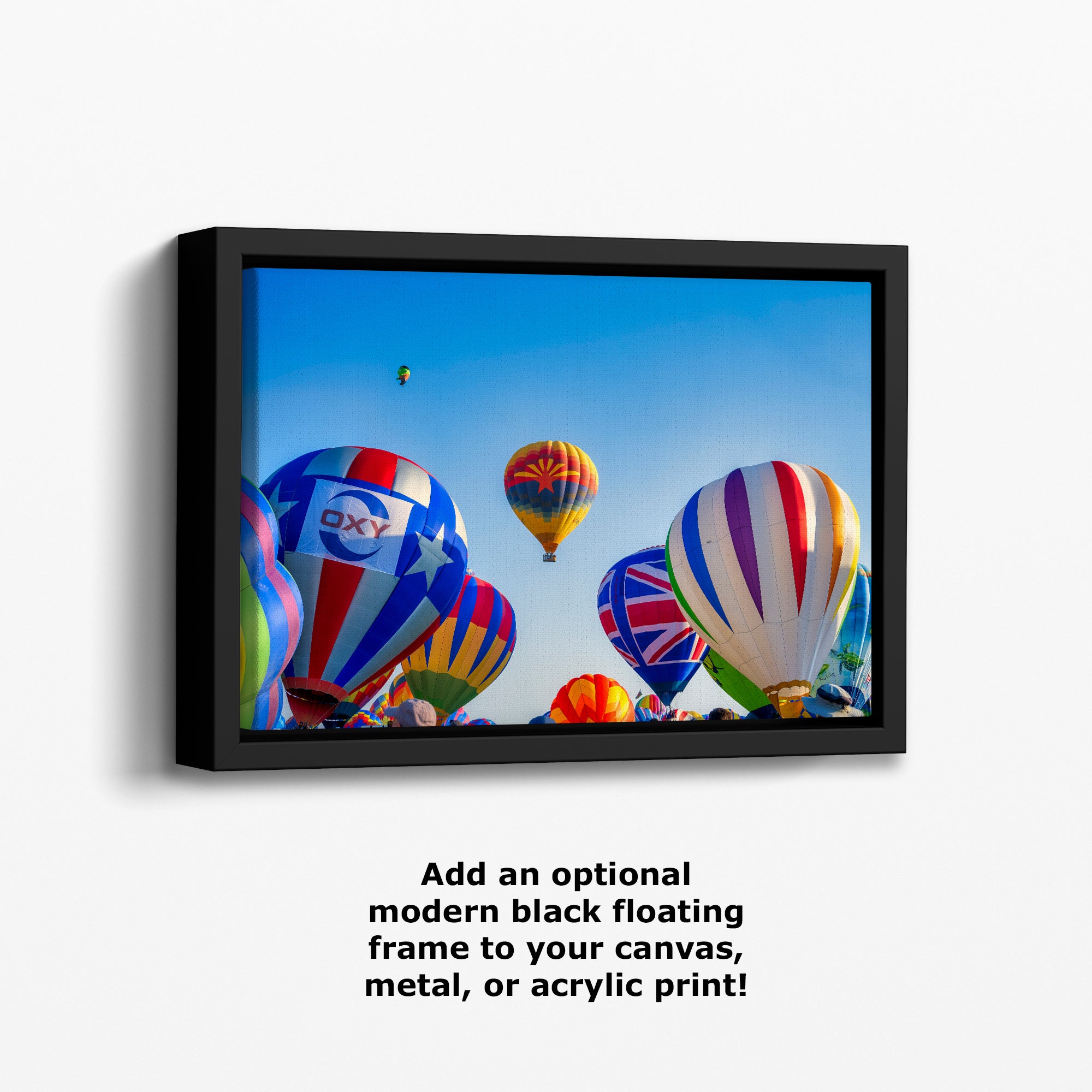 Hot Air Balloon Festival Mass Ascension Arizona Flag, Albuquerque New Mexico Balloon Fiesta Wall Art | Office, Cubicle & House Decor