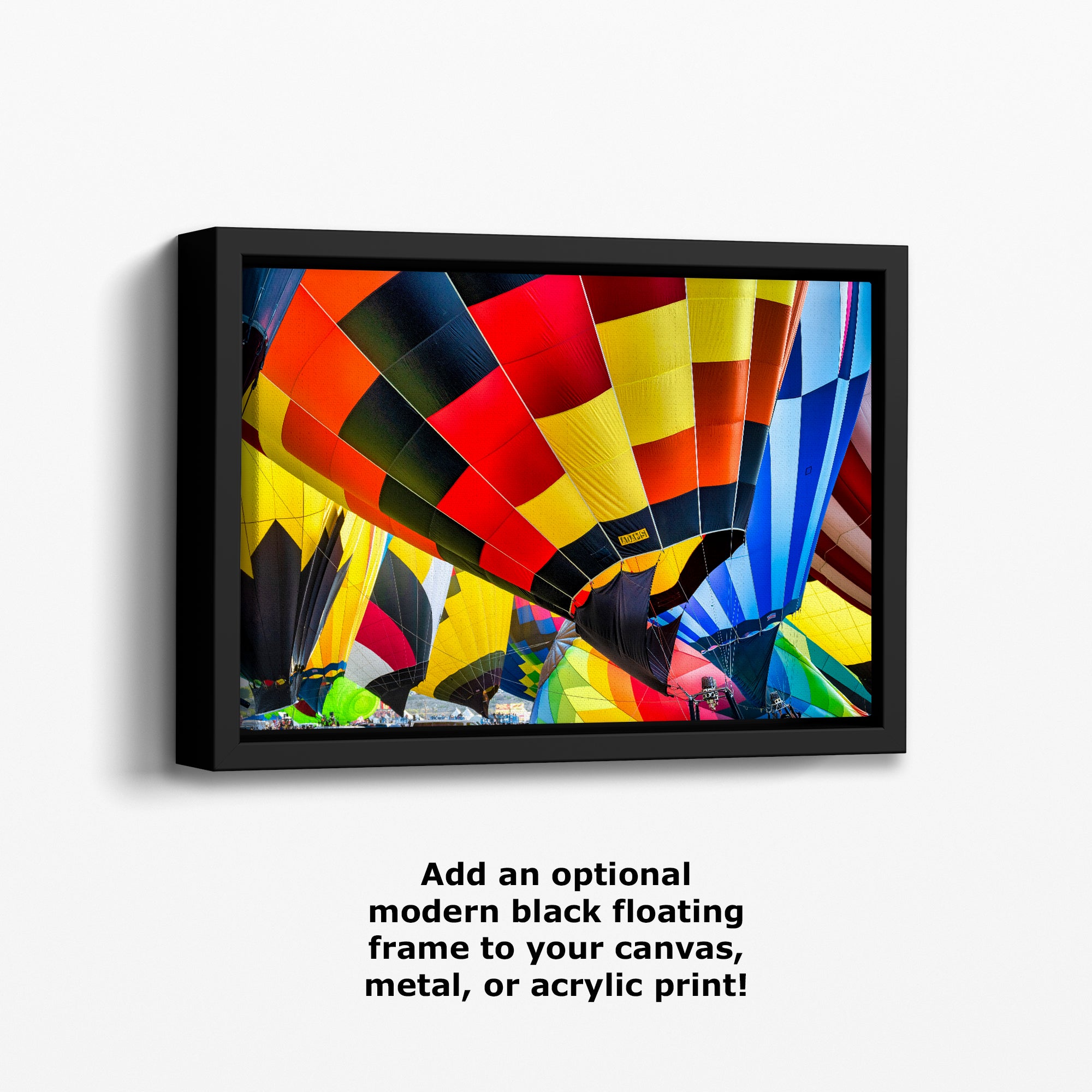 Hot Air Balloon Festival Mass Ascension Close Up | Albuquerque New Mexico Balloon Fiesta Wall Art | Office, Cubicle & House Decor