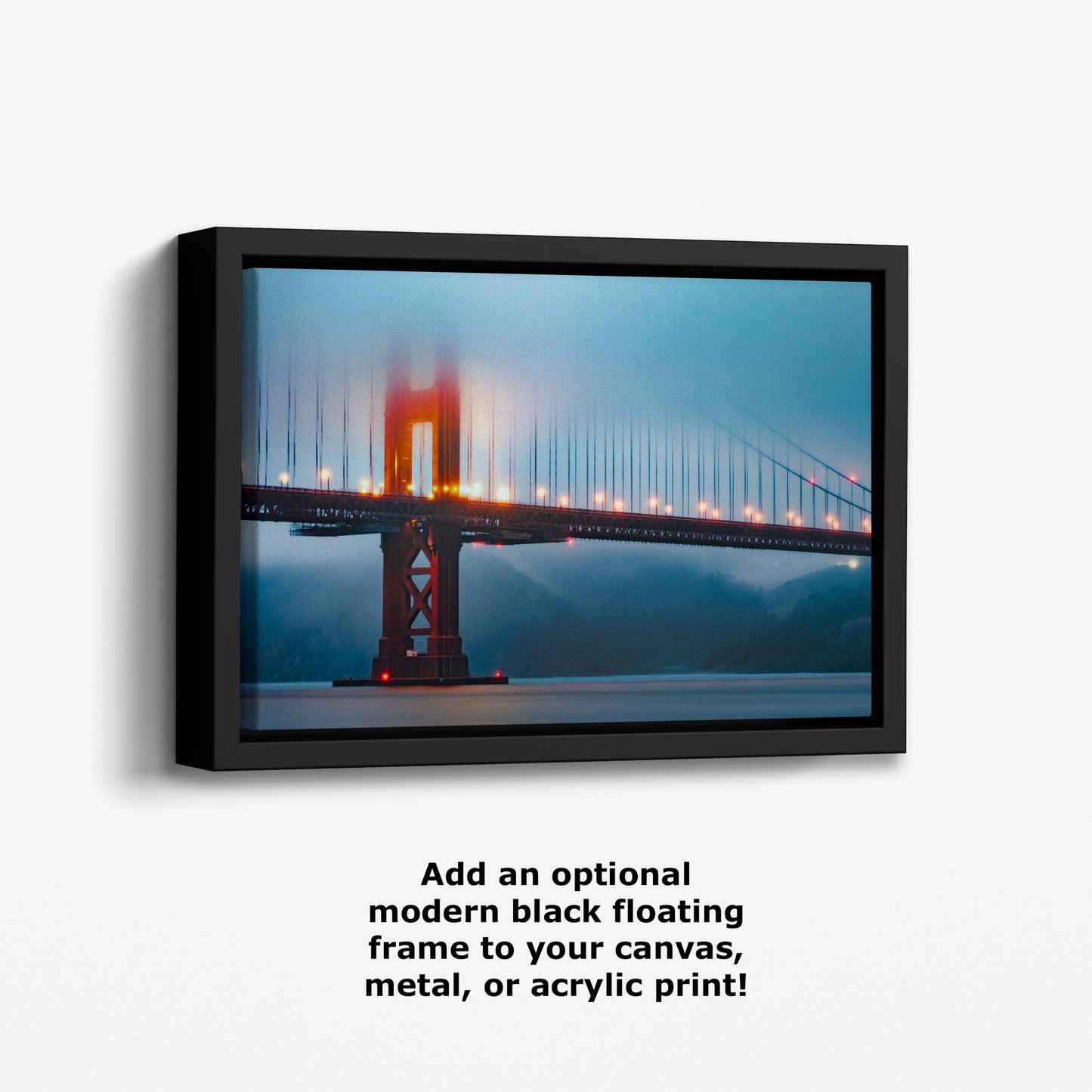 San Francisco Golden Gate Bridge Picture | Romantic Fine Art Photography for Living, Dining, Dorm, or Office