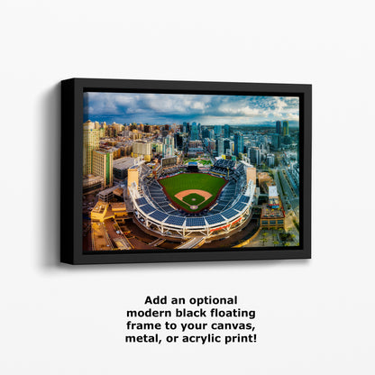 San Diego Padres Petco Park Wall Art, MLB Stadium Decor Skyline Print