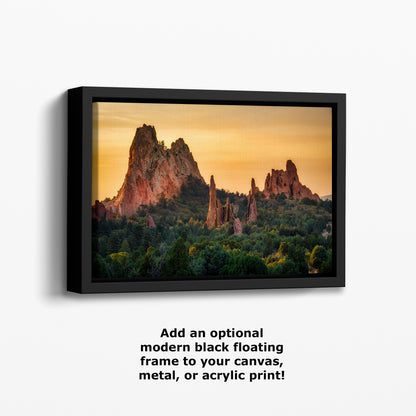 Garden of the Gods Colorado Mountain Photo - Serene Rocky Mountain Nature Photo for Meditation Home Decor