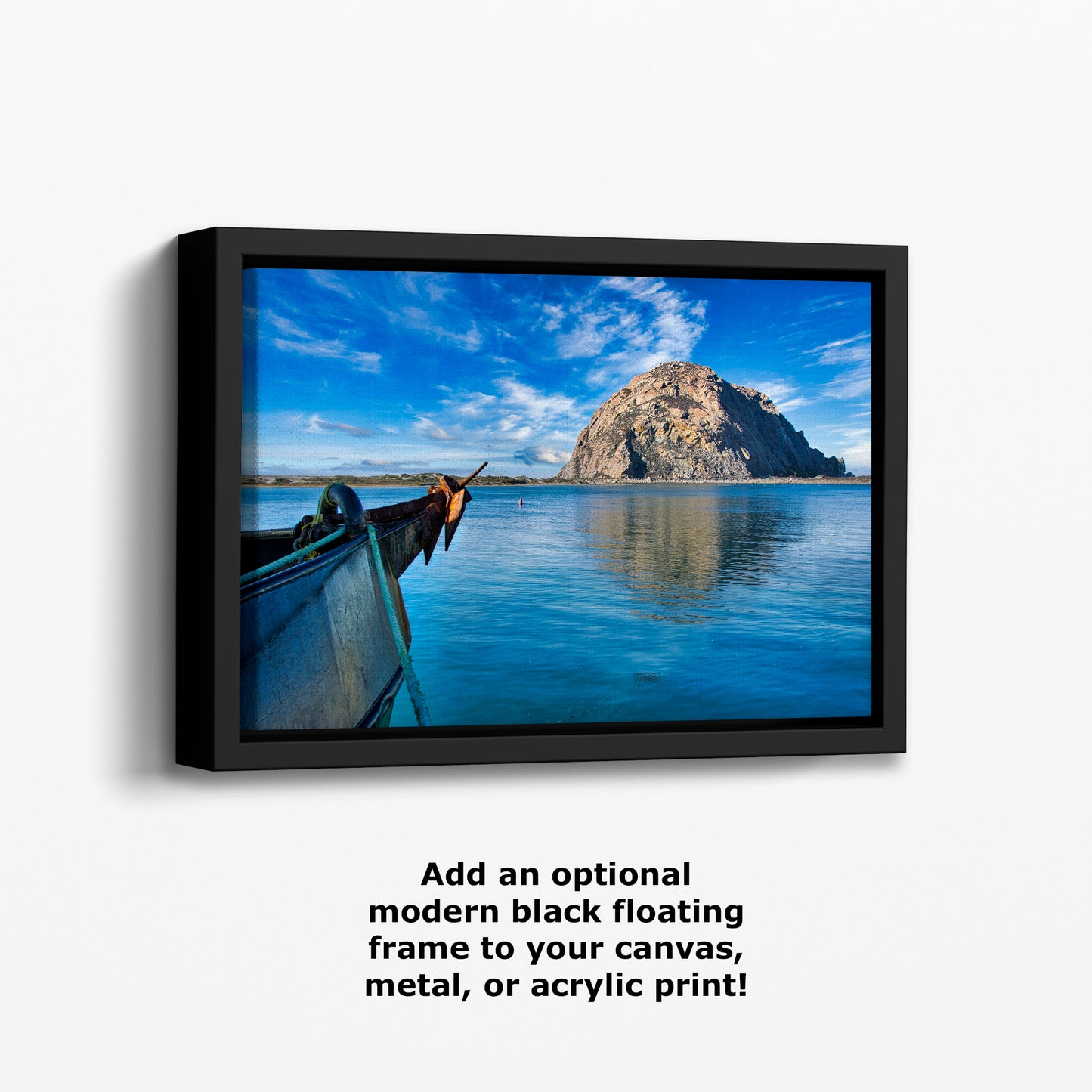 Morro Bay California Coastline Ocean Picture Nature Photo, Morro Rock Coastal Relaxation Artwork, Dorm Room, Office & House Decor